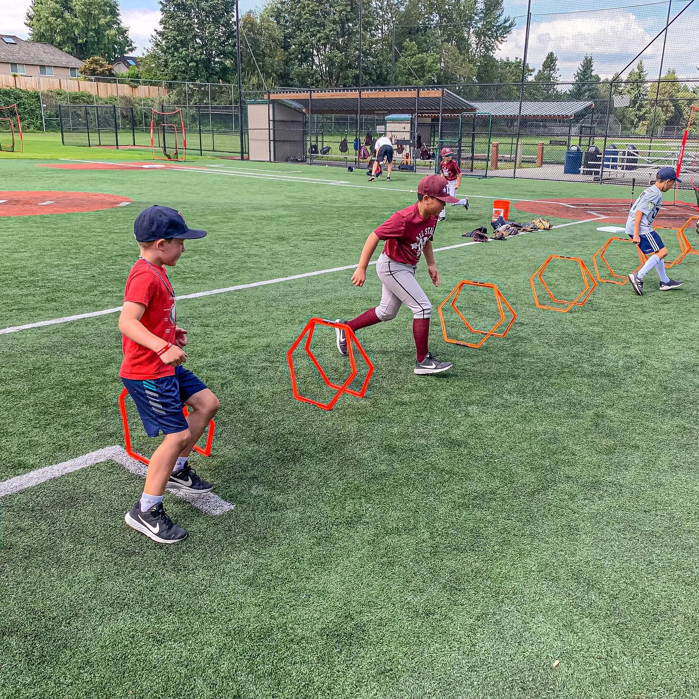 Boost select team practice — outdoor rhythm before reps build.